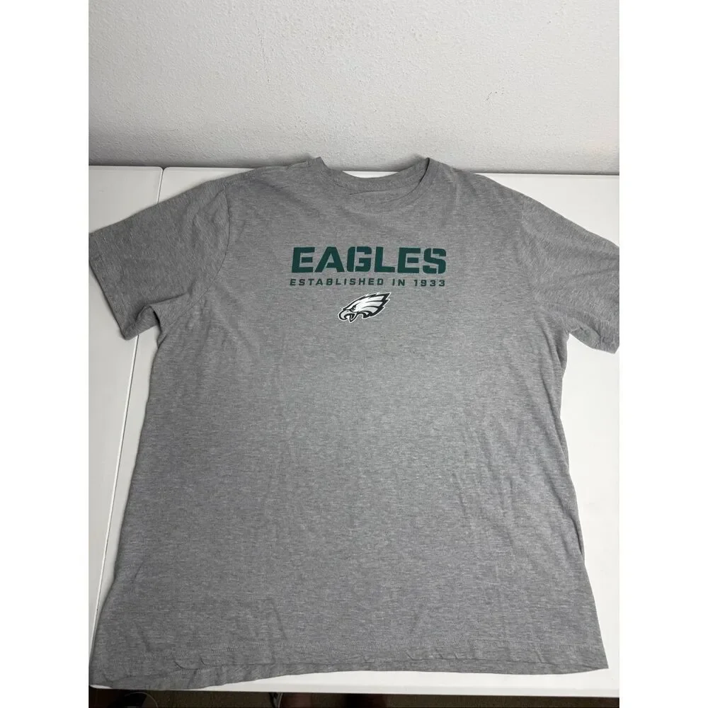 Nike Philadelphia Eagles NFL Gray Training T-Shirt Men’s Size XL Cotton Blend
